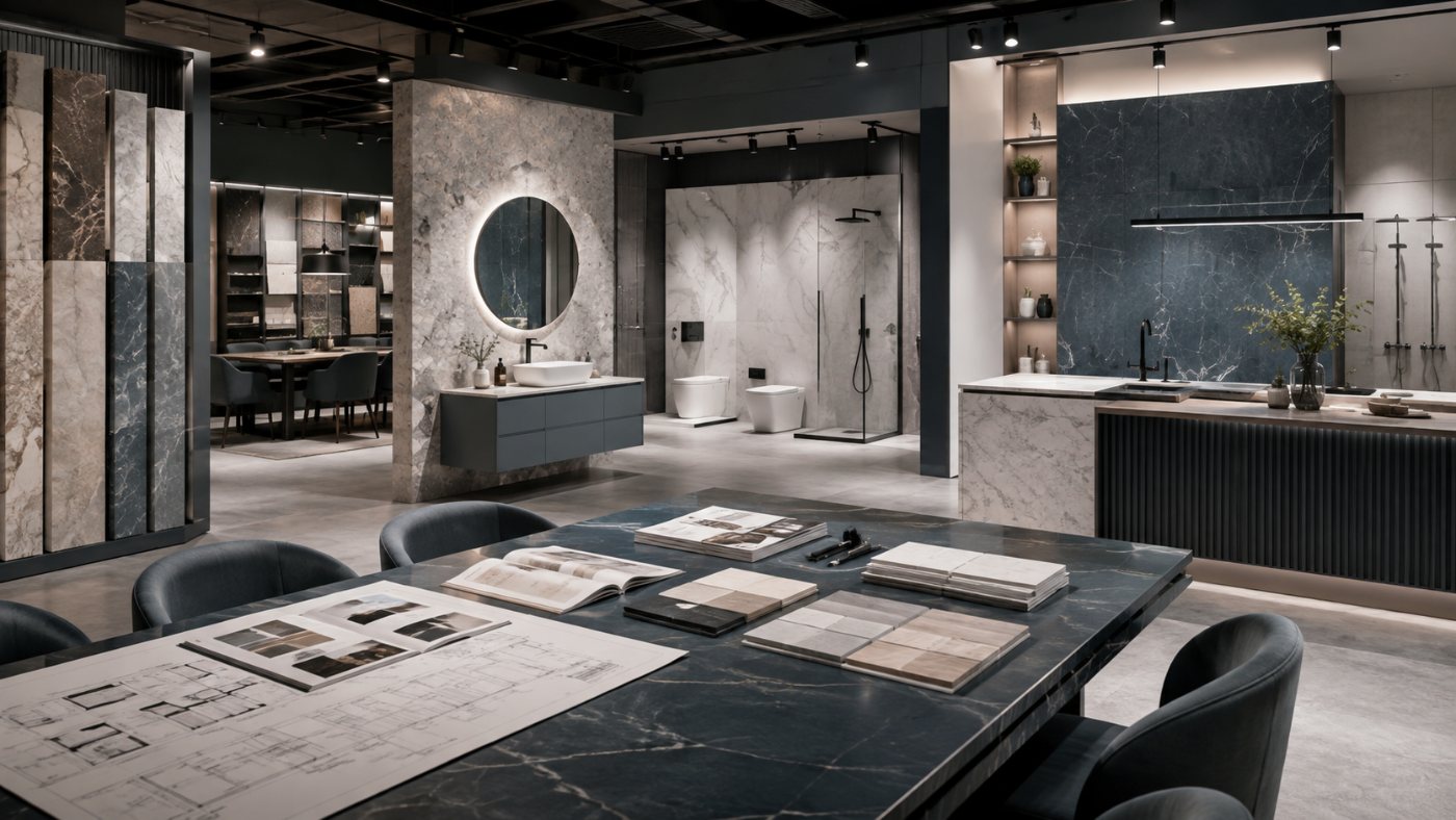Stone, ceramic and interior finishes showroom